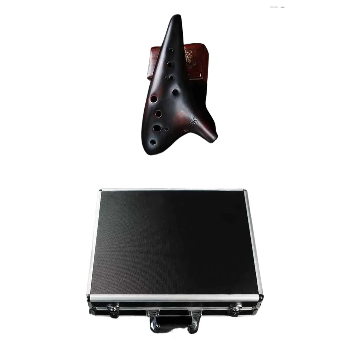 Okarina 12 Löcher Ocarina Big Lacquer Smoked Siebenteiliges Ocarinas-Set AC SF SG SC G AF BC MusicalInstruments