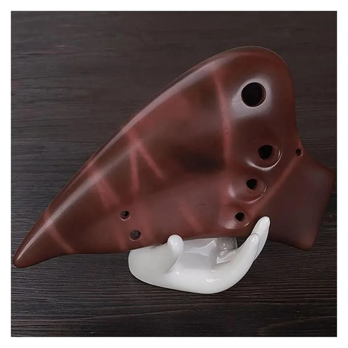 Okarina Keramik-Okarina Triple Ocarina Professional Instruments bietet Zubehör Ocarina of Time (Color : Three-tube BC bass C)