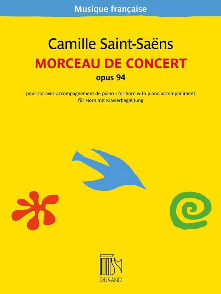 Camille Saint-Saëns-Morceau de concert op. 94-Horn und Klavier-BOOK+PART[S]