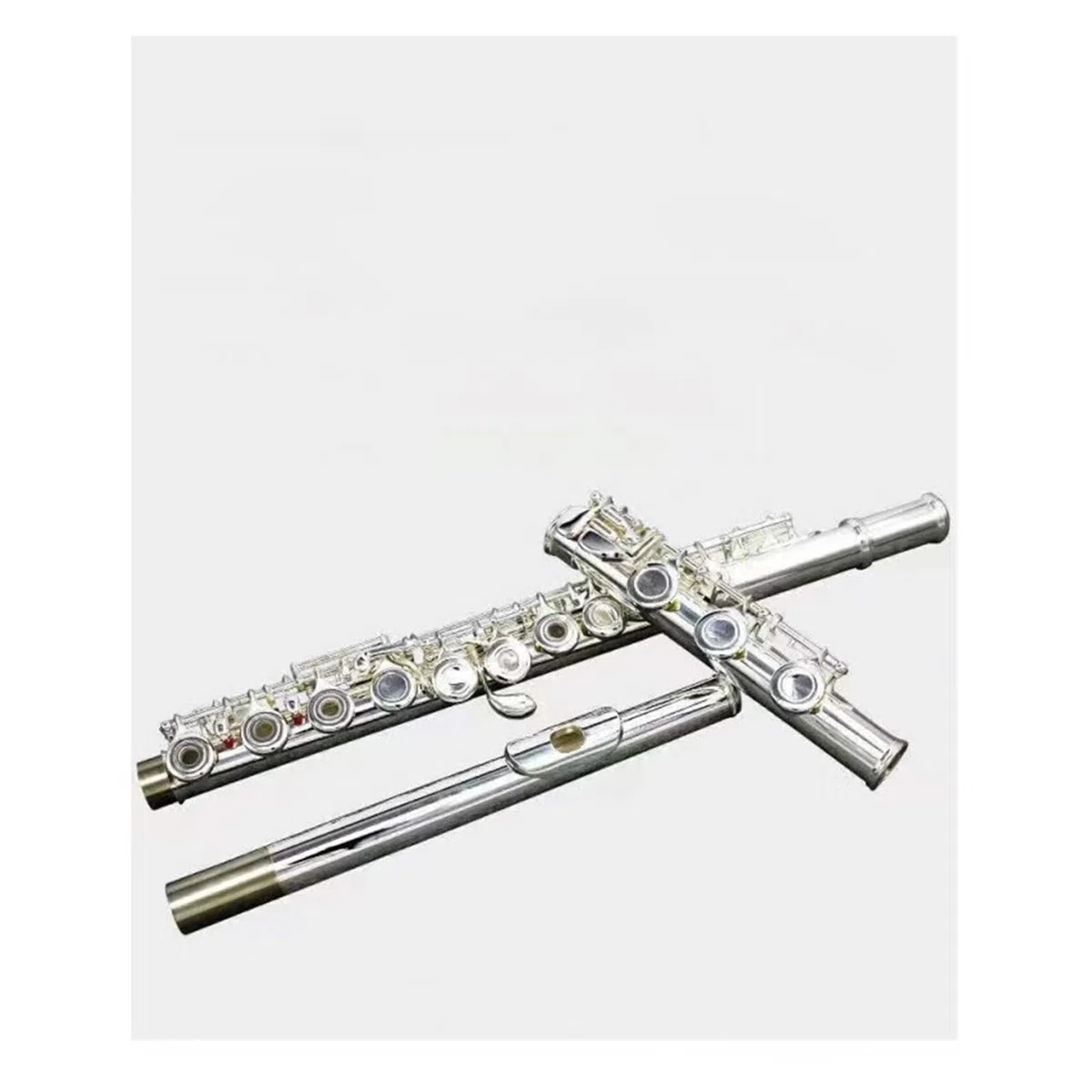 Flöte Für Anfänger, 16 Löcher, Offen Und Geschlossen, Doppelt Verwendbar, Versilbert Flöteninstrument