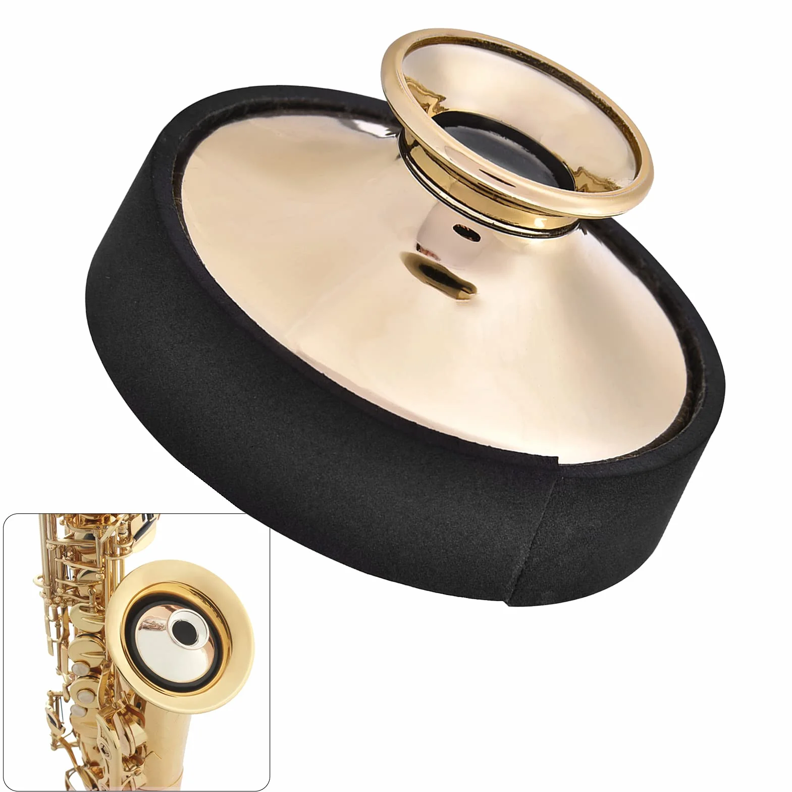 Socobeta Alto Sax Mute Saxophone Dampener Alt Saxophone Mute Silencer Sax Dampener Silencer Zubehör