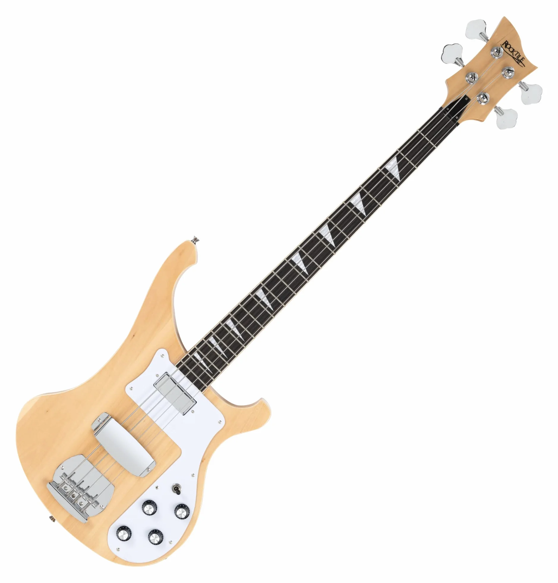 Rocktile Pro RB-400N Lumberjack E-Bass (Longscale, Humbucker, Single Coil, eingeleimter Hals) natur