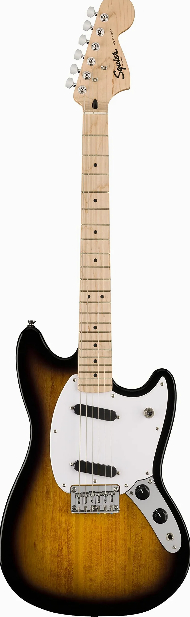 Squier by Fender Sonic Mustang Short Scale Einsteiger-E-Gitarre, Sunburst