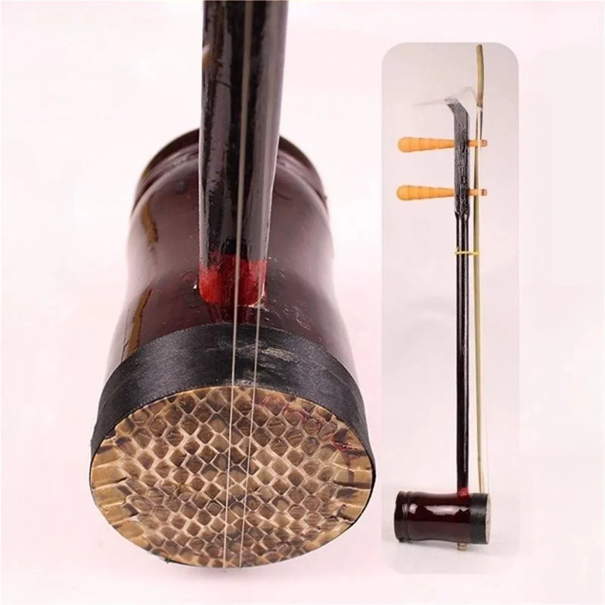 Zylinder Erhu Traditionelle 2-Saiter Performance