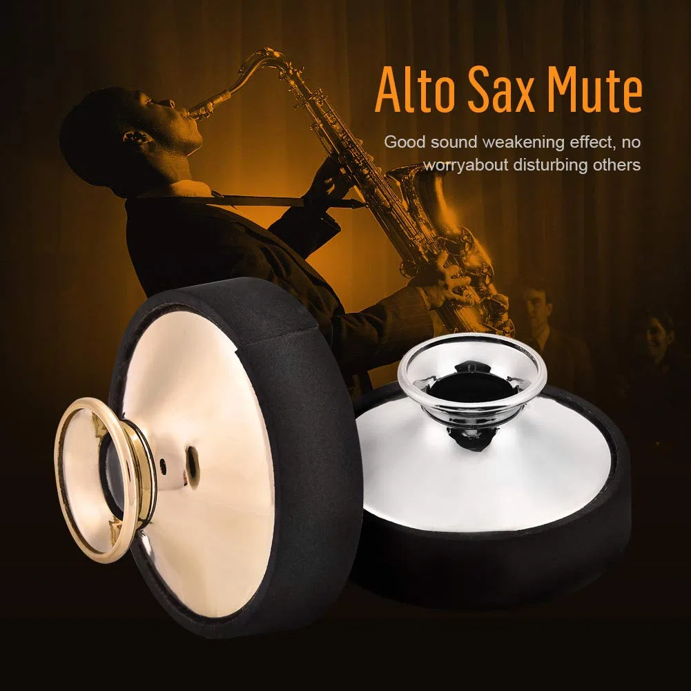 Socobeta Alto Sax Mute Saxophone Dampener Alt Saxophone Mute Silencer Sax Dampener Silencer Zubehör